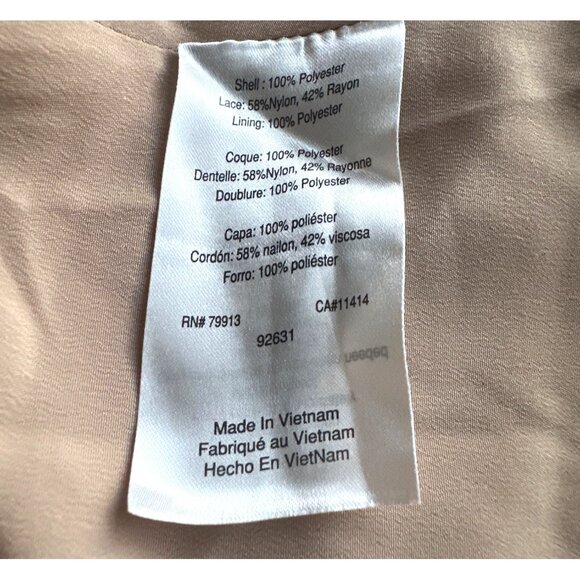 Motherhood Maternity Navy Cocktail Dress Lace Detail Pleated Semi-Formal Lined S - Picture 6 of 6